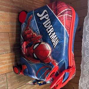 Brand New Spider-Man Kids Action Figure Travel Case - Red and Blue